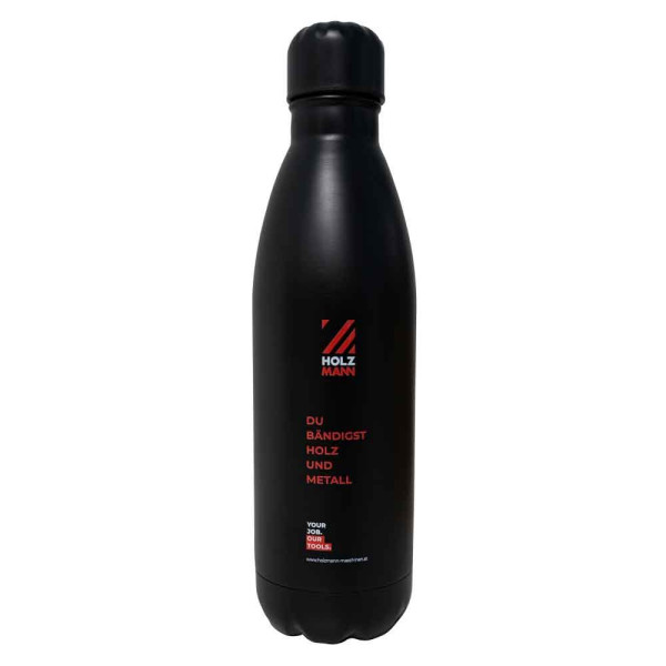 Holzmann Trinkflasche Edelstahl, Ø 74 x 257 mm, HM-TRINKFLASCHE