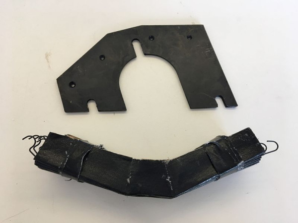 ELMAG Faltenbalg für Fräsmachinen zu WFM 310/410 (X-Achse li/re), 9802989