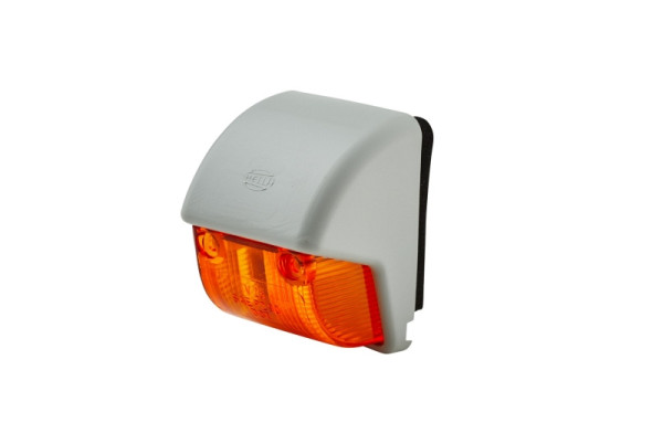 HELLA Positionsleuchte, Halogen, 24V, Anbau/Schraubanschluss, ECE, Lichtscheibenfarbe: gelb, rechts/links, 2PF 006 679-017