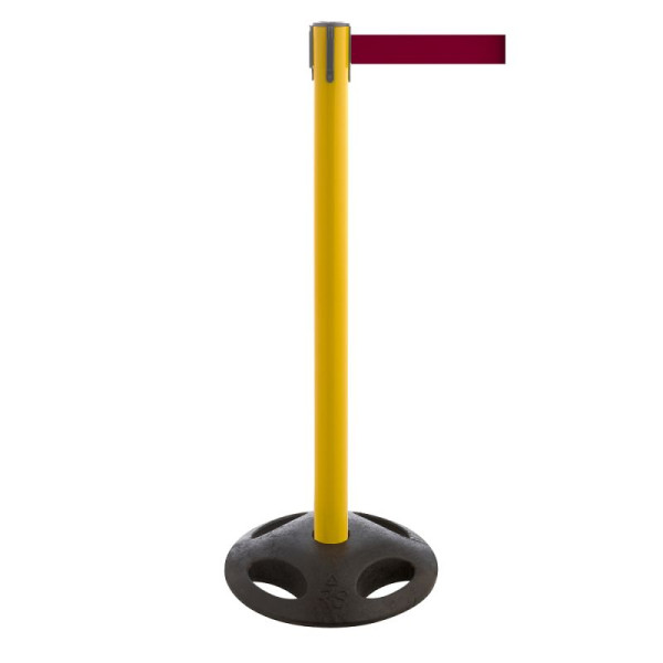 Stein HGS Personenleitsystem -P-Line Utility-, gelb, burgunder, mit Gurtendstück (Standard), 12828e-1502