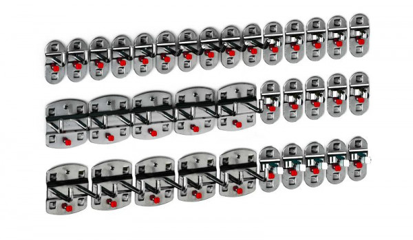 Kappes RasterPlan Werkzeughalter-Sortiment, 35-teilig anthrazitgrau, 4027.28.0008