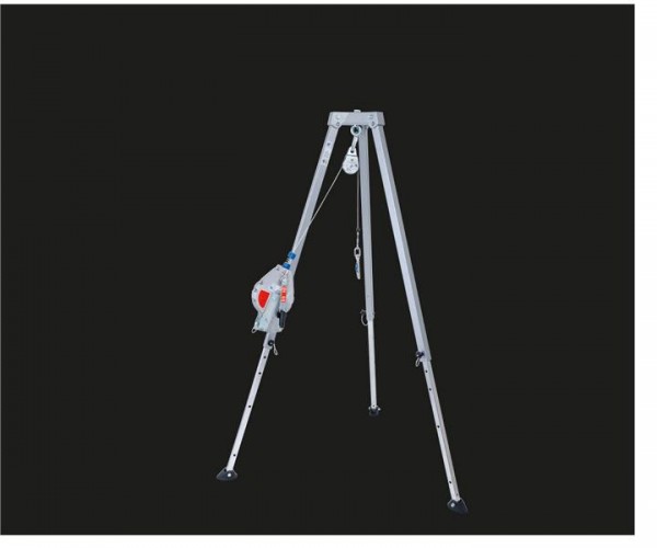 MAS Dreibaum-Set, bestehend aus: Höhensicherungsgerät, mit Rettungshubfunktion, 12m , 51112