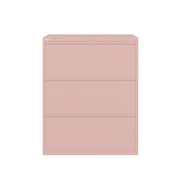 Bisley Essentials Schubladenschrank, Höhe 1000-1024 mm, 620 pastellpink, YESF0810620