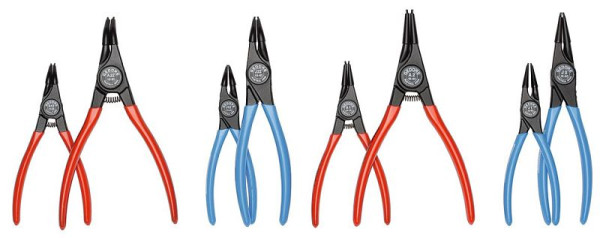 GEDORE Montagezangen-Satz 8-teilig, mit geraden und gewinkelten Backen, 2148692