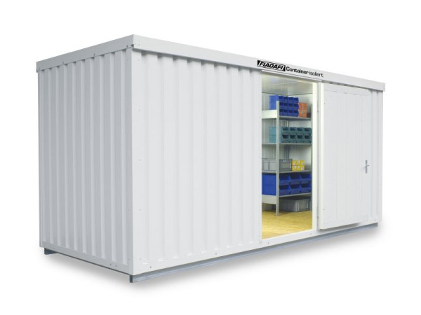 FLADAFI Materialcontainer IC 1500, isoliert, mit isoliertem Boden, 5.080 x 2.170 x 2.500 mm, F2221510101-F911