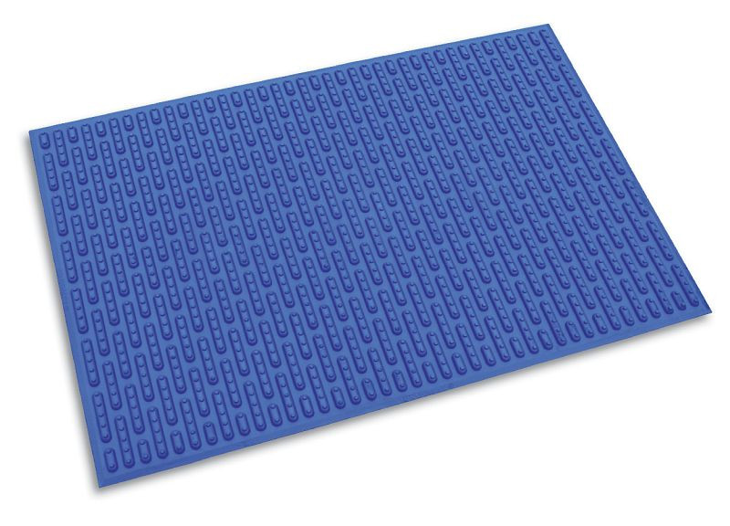 Ergomat Softline Blau Reinraum-Anti-Ermüdungs-Schweißmatten, Länge 120 cm, Breite 60 cm, SL60120-BLU