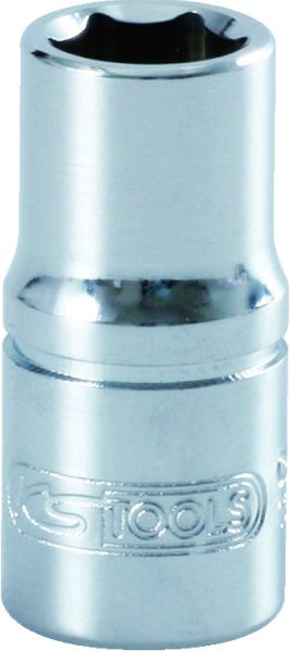 KS Tools 1/4" 6-kant Stecknuss, kurz, 7,0 mm, 130.0311, 4042146365076