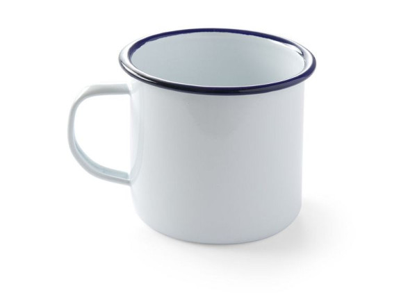 Hendi Tasse mit Henkel, 0,52 L, ØxH: 100x90 mm, emailliert, 621301