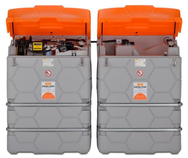 Cemo CUBE-Dieseltankanlage 5000 l, Outdoor Premium, 10379, 4052886329689