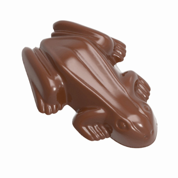 Schneider Schokoladen Form - Frosch, 275 x 135 x 24 mm / 66 x 45 x 14 mm, 20 gr, 2 x 5 Stück, 421129