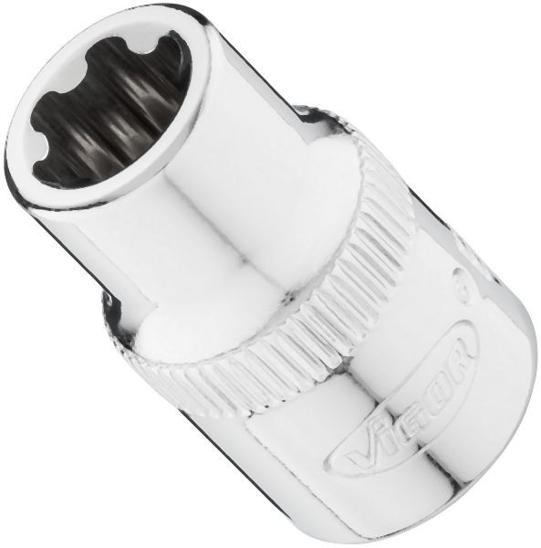 VIGOR Steckschlüsseleinsatz, 3/8″, EP Profil, SW E11+, V7920-EP11