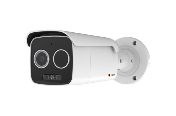 eneo INT-8SF0003M0A Netzwerk Hybrid Bullet Kamera, Tag/Nacht, 2592x1944 optisch, 256x192 thermisch, IP67, PoE, 12V, 236317