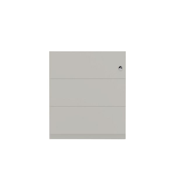 Bisley Rollcontainer Note™, 3 Schubladen, Tiefe 775 mm, Griffleiste, 667 york, NWA79M7BBB667