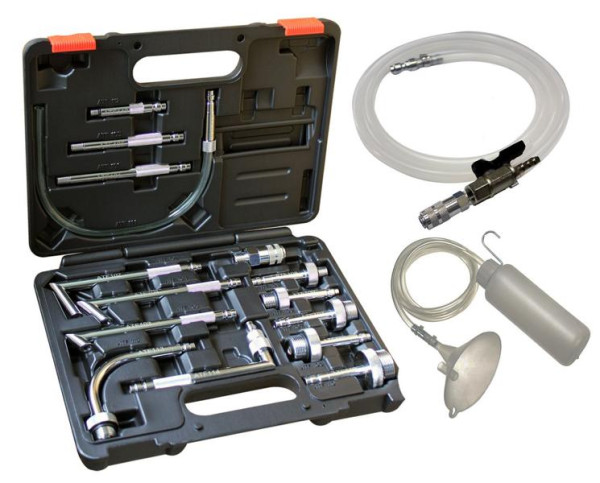 Busching Adapter-Set für Automatikgetriebe "MAGNA", 14tlg. Adaptersatz, Füllschlauch, Trichter, Flasche, 50065