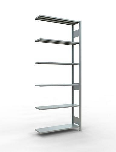 Schulte Fachbodenregal, Anbaufeld, 6 Lagerebenen, Fachlast 150 kg, 1006 x 336 x 2500 mm, 278790