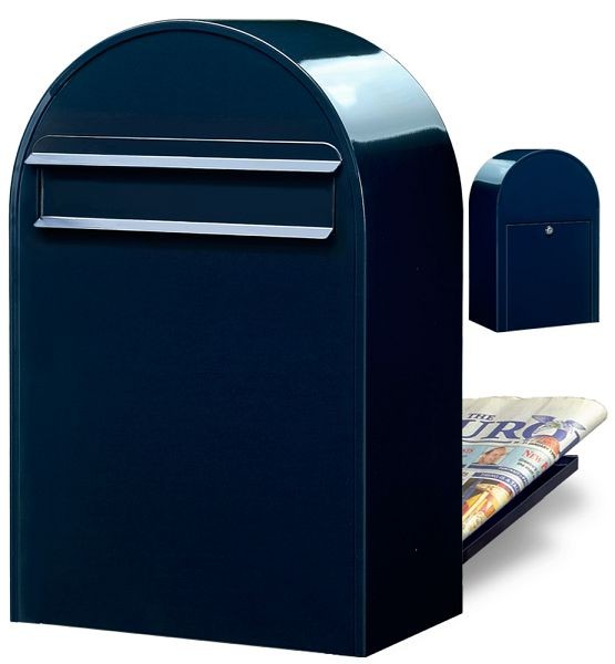 Bobi Classic B Großraum-Briefkasten RAL 5004, Farbe: schwarzblau, 01.01.09.11