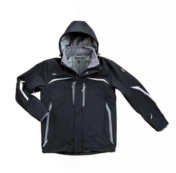 Excess Softshell Winterjacke schwarz-grau, Größe: L, 318-2-41-1-BLG-L