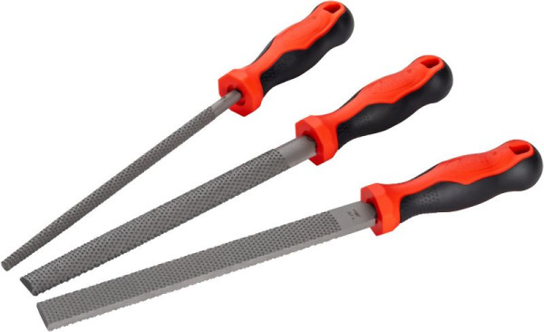 VIGOR Holzfeilen Satz, 3-teilig, V1886/3, 4047728086387