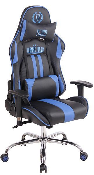 CLP Bürostuhl Limit XM Kunstleder, schwarz/blau, 1926097101
