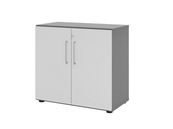 Hammerbacher Schrank 2OH 928T2 Graphit/Grau, V928T2/G/5/BS