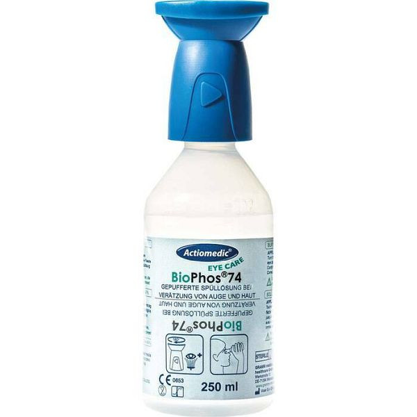 Stein HGS Augenspülflasche mit gepufferter Spüllösung BioPhos®74, 250 ml, 25383
