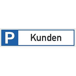 Moedel Parkplatzreservierer Kunden, Alu, 460x110 mm, 56981