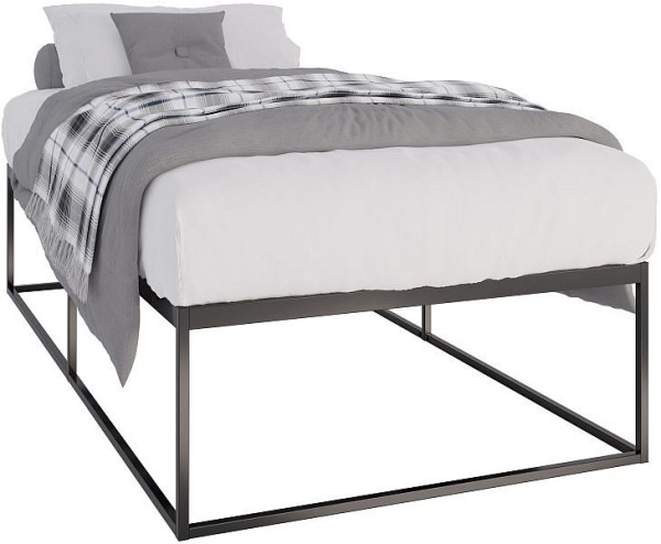CLP Metallbett Scala 200x100x46 cm, schwarz, 320977