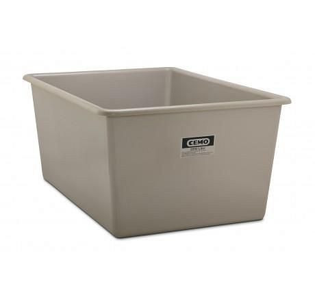 Cemo Rechteckbehälter 400l, RAL 7036 grau, 1162, 4052886111383