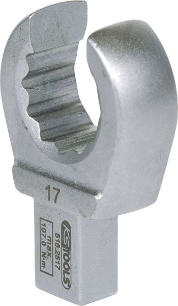KS Tools 9x12mm Einsteck-Ringschlüssel offen, 17mm, 516.2517