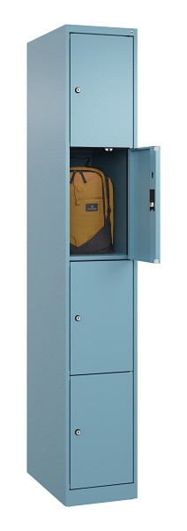 C+P Schließfachschrank Evolo PLUS, 4 Fächer, 1850x300x500mm, 0010/0010, 049000-104 S10021