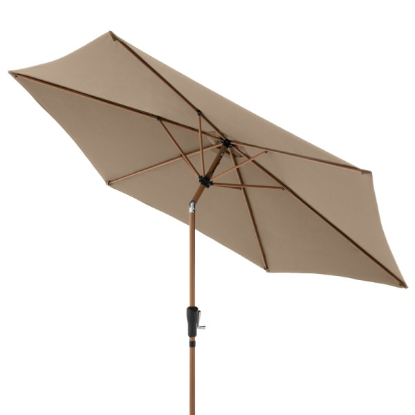 doppler LIFE Balkonschirm WOODSTYLE Lift ca. 305/6tlg. Design 846 greige, K-FSC, 429473846