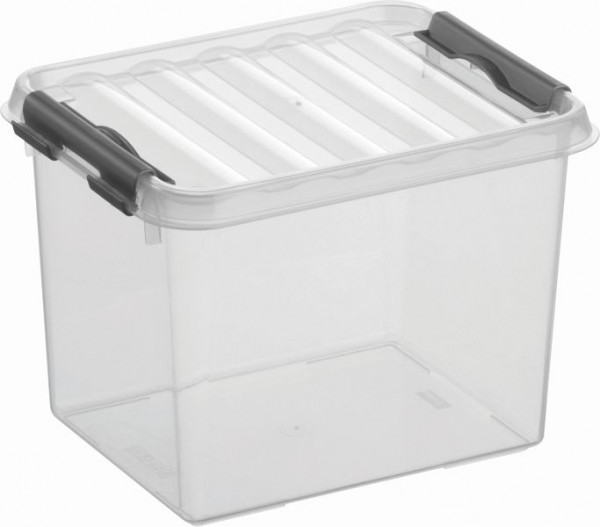 helit Aufbewahrungsbox "the q-line" 3L, VE: 6 Stück, transparent, H6162502