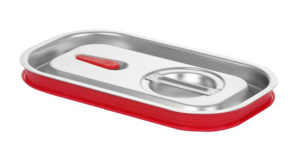 Hendi Gastronorm Deckel Silikonrand 1/4 Kitchen- Budget Line, 807644