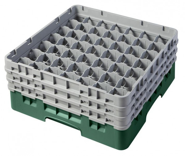 Cambro Spülkorb mit 49 Fächer Camrack® 17,4 cm Flaschengrün, 49S638119