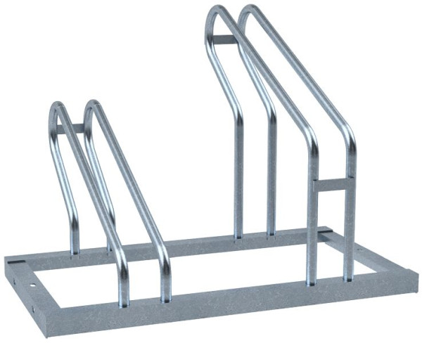Schake Fahrradständer, feuerverzinkt, Radeinstellung einseitig für 2 Fahrräder, 420_20