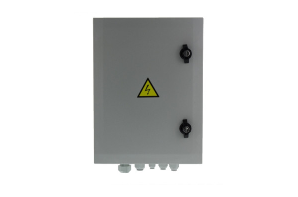 Solvido SOL-IQbox-plus-B Kamera Anschlusskasten für Videoüberwachung mit Steckdose Blitzschutz, 400x300x210mm, 226845