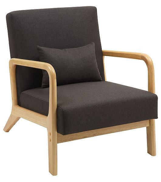 CLP Sessel Hibbing Stoff, braun, 324353, 4255716324148