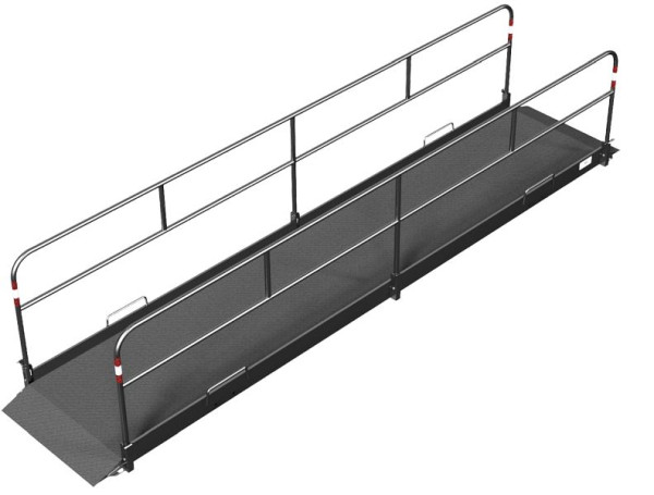 Schake Grabenbrücke aus Aluminium, Breite: 1,00 m, Länge: 5,00 m, 20285