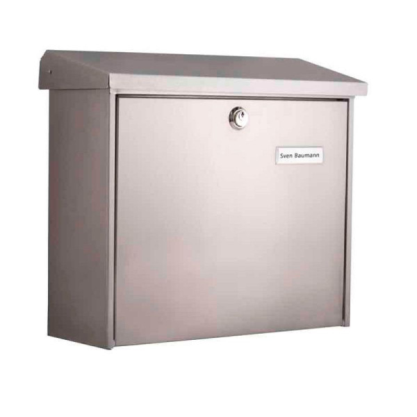 STEIN HGS Briefkasten Comfort, silber, silber, Stahl, verzinkt, 83685.0003