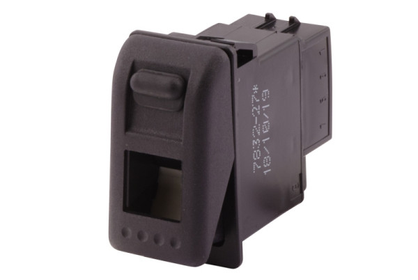 HELLA Schalter, Wippbetätigung, Ausstattungsvar.: I->0, Anschlussanzahl: 4, Sicherheitsschalter, 6GM 007 832-271