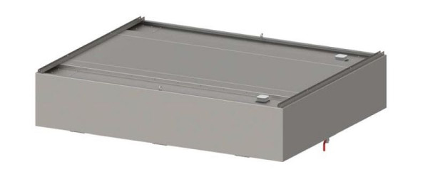 Stalgast Deckenhaube "Expert Line", kastenform 1700 mm x 2000 mm mit LC2 Typ A Zyklonen-/Labyrinthfilter, DH172012