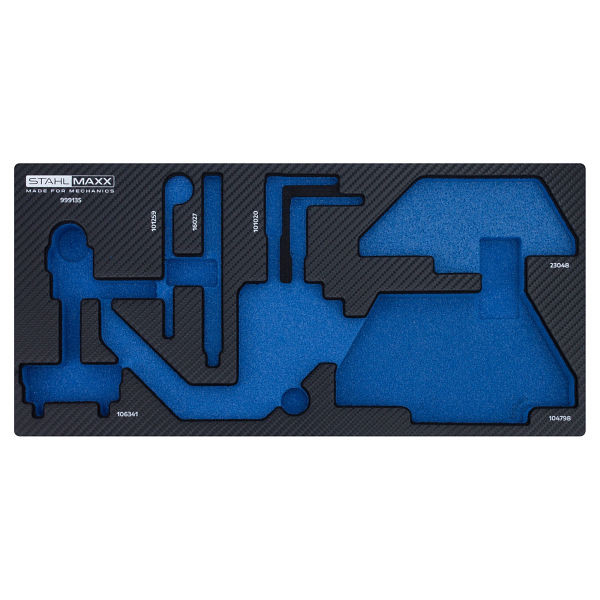 Stahlmaxx 1/3 Schaumstoffeinlage wie BMW für Motorcode M40, M51 und weitere, XXL-999135S