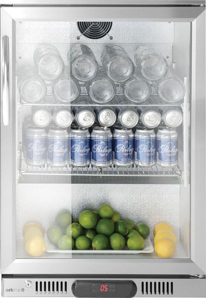 Arktic Backbar-Kühlschrank silber, mit Einzeltür 75 l, 236925