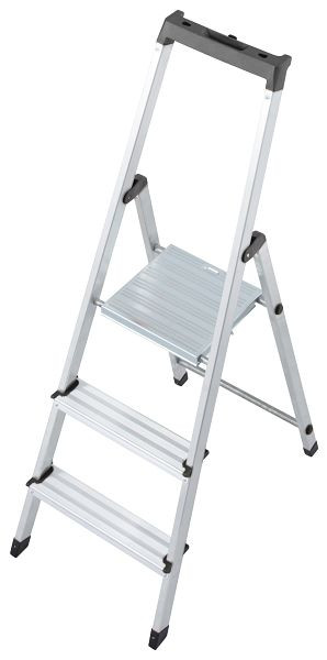 Krause Solidy Stehleiter 1x3 Stufen, 126214, 4009199126214