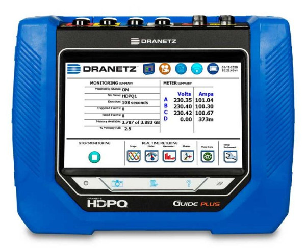 Gossen Metrawatt Mobiler Netzqualitätsanalysator nach IEC 61000-4-30, Klasse A HDPQ-P-X4AFLEX6KPKG, 193601