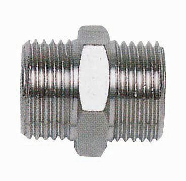 AEROTEC Druckluft Doppelnippel Fitting Außengewinde G 1/4" X G 1/4", 25730060