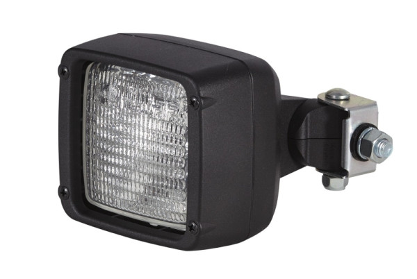 HELLA Halogen-Arbeitsscheinwerfer, Ultra Beam, 24/12V, geschraubt/Anbau, für waagerechte Befestigung, Bodenausleuchtung, Stecker: AMP, 1GA 996 083-001