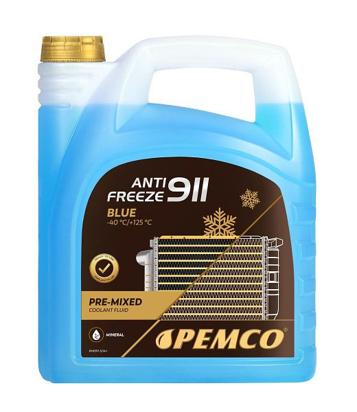 PEMCO 911 Kühlerfrostschutzmittel (-40), VE: 5 l, PM0911-5