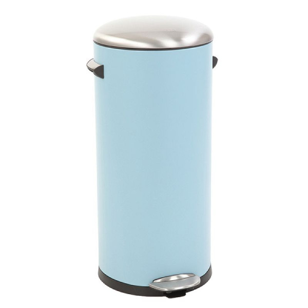 STEIN HGS Belle Deluxe Treteimer, hell blau, sandcoated, 30 Liter, 83979.0014