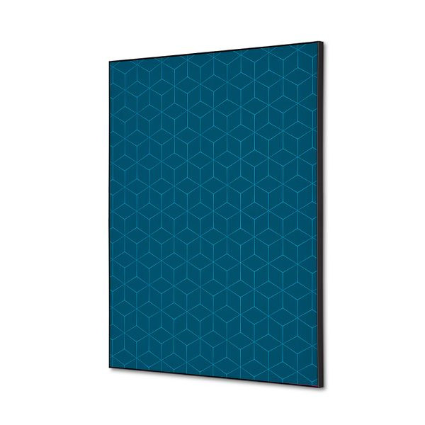 Showdown Displays Spannstoff Wanddekoration SET A2 Hexagon Blau, TFR22WA2-SET-I13